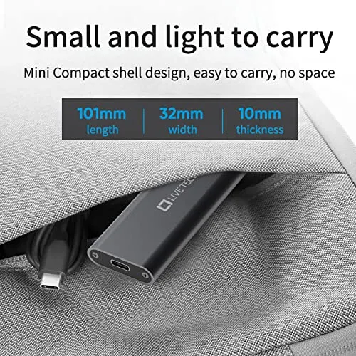 Live Tech HDC07 M.2 NVMe SSD Enclosure Type-C USB 3.1 Gen 2 Casing | 10 GBPS Supports